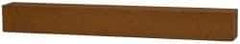 Norton - 6" Long x 3/4" Wide x 3/4" Thick, Aluminum Oxide Sharpening Stone - Square, Medium Grade - Eagle Tool & Supply