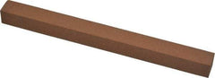 Norton - 6" Long x 1/2" Wide x 1/2" Thick, Aluminum Oxide Sharpening Stone - Square, Medium Grade - Eagle Tool & Supply