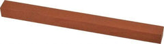 Norton - 6" Long x 1/2" Wide x 1/2" Thick, Aluminum Oxide Sharpening Stone - Square, Fine Grade - Eagle Tool & Supply