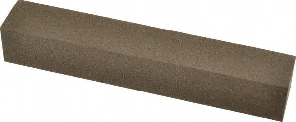 Norton - 6" Long x 1" Wide x 1" Thick, Aluminum Oxide Sharpening Stone - Square, Coarse Grade - Eagle Tool & Supply