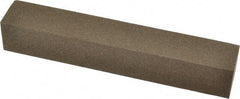 Norton - 6" Long x 1" Wide x 1" Thick, Aluminum Oxide Sharpening Stone - Square, Coarse Grade - Eagle Tool & Supply