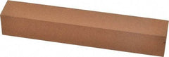 Norton - 6" Long x 1" Wide x 1" Thick, Aluminum Oxide Sharpening Stone - Square, Medium Grade - Eagle Tool & Supply