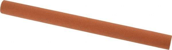 Norton - 6" Long x 1/2" Diam x 1/2" Thick, Aluminum Oxide Sharpening Stone - Round, Fine Grade - Eagle Tool & Supply