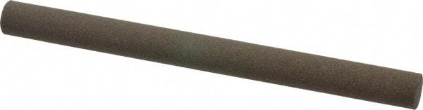 Norton - 6" Long x 1/2" Diam x 1/2" Thick, Aluminum Oxide Sharpening Stone - Round, Coarse Grade - Eagle Tool & Supply