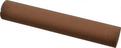 Norton - 6" Long x 1" Diam x 1" Thick, Aluminum Oxide Sharpening Stone - Round, Medium Grade - Eagle Tool & Supply