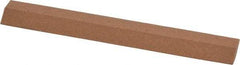 Norton - 4" Long x 9/16" Wide x 3/16" Thick, Aluminum Oxide Sharpening Stone - Diamond, Medium Grade - Eagle Tool & Supply