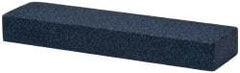Norton - 4" Long x 1" Wide x 1/2" Thick, Silicon Carbide Sharpening Stone - Rectangle, Medium Grade - Eagle Tool & Supply