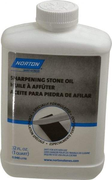 Norton - Sharpening Stone Oil Container Size Range: 32 oz. - 127.9 oz. Food Grade: NonFoodGrade - Eagle Tool & Supply