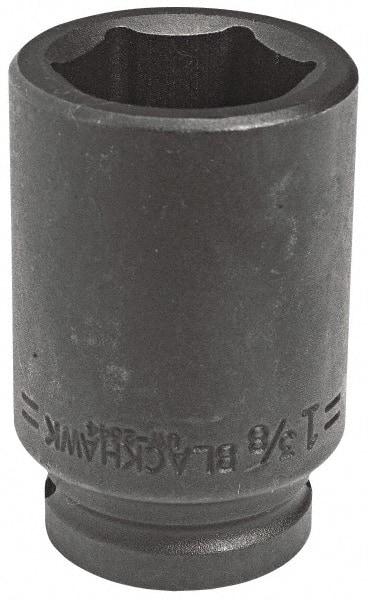Blackhawk by Proto - 3/4" Drive 1-1/8" Deep Impact Socket - 6 Points, 3-1/4" OAL - Eagle Tool & Supply