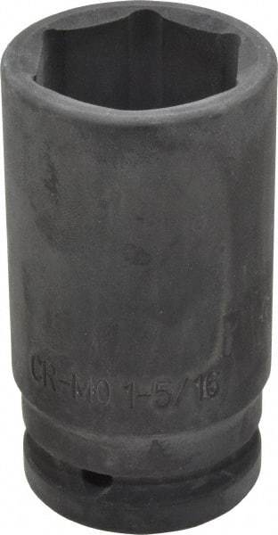 Blackhawk by Proto - 3/4" Drive 1-5/16" Deep Impact Socket - 6 Points, 3-1/4" OAL - Eagle Tool & Supply