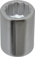 Blackhawk by Proto - 1", 3/4" Drive, Standard Hand Socket - 12 Points, 2" OAL, Chrome Finish - Eagle Tool & Supply