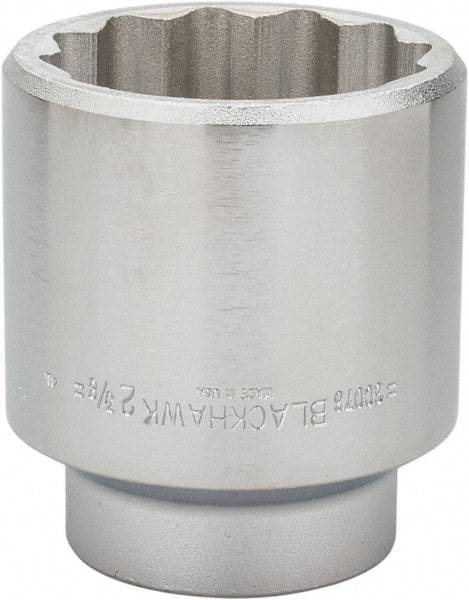 Blackhawk by Proto - 2-3/8", 3/4" Drive, Standard Hand Socket - 12 Points, 3-5/8" OAL - Eagle Tool & Supply