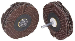 Dynabrade - 4" Diam 150 Grit Coated Sanding Star - Very Fine Grade, Spindle Mount - Eagle Tool & Supply