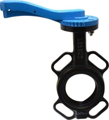 Legend Valve - 3" Pipe, Wafer Butterfly Valve - Lever Handle, Cast Iron Body, EPDM Seat, 200 WOG, Aluminum Bronze Disc, Stainless Steel Stem - Eagle Tool & Supply