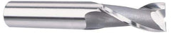 OSG - 19/32", 1-1/8" LOC, 1/2" Shank Diam, 3-1/8" OAL, 2 Flute, Vanadium High Speed Steel Square End Mill - Single End, TiCN Finish, Spiral Flute, 30° Helix, Centercutting, Right Hand Cut, Right Hand Flute, Series 573 - Eagle Tool & Supply