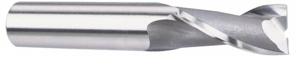 OSG - 27/32", 1-1/2" LOC, 5/8" Shank Diam, 3-5/8" OAL, 2 Flute, Vanadium High Speed Steel Square End Mill - Eagle Tool & Supply