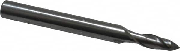 Magafor - 4mm Body Diam, 90°, 2" OAL, Solid Carbide Spotting Drill - Eagle Tool & Supply