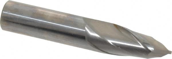 Magafor - 1/2" Body Diam, 90°, 2-3/4" OAL, Solid Carbide Spotting Drill - Eagle Tool & Supply