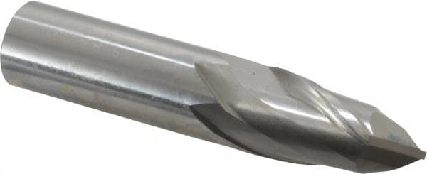 Magafor - 5/8" Body Diam, 90°, 3-1/8" OAL, Solid Carbide Spotting Drill - Eagle Tool & Supply