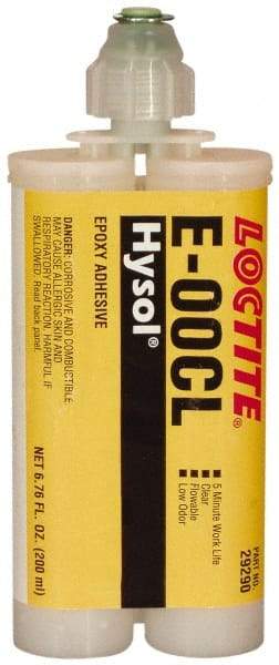 Loctite - 200 mL Cartridge Two Part Epoxy - 20 min Working Time, Series E-00CL - Eagle Tool & Supply