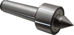 Riten - MT5 Taper Shank, 3-1/16" Head Diam 9,000 Lb Capacity Live Center - 5,000 Max RPM, 2-3/32" Head Length, 1-3/8" Point Diam, 1-13/16" Point Len, 2,800 Lb Max Workpc, 10-7/8" OAL, 2" Long Tip, Standard Point - Eagle Tool & Supply