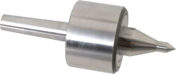 Riten - MT2 Taper Shank, 2-3/8" Head Diam 4,480 Lb Capacity Live Center - 4,000 Max RPM, 1-3/4" Head Length, 3/8" Point Diam, 1-7/8" Point Len, 310 Lb Max Workpc, 6-7/16" OAL, 5/8" Long Tip, Long Point - Eagle Tool & Supply