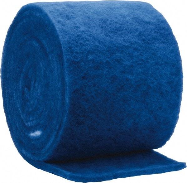 Made in USA - 45' Long x 20" Wide x 2" Thick Polyester Media Air Filter Media Roll - MERV 4, 78% Arrestance Efficiency, 500 FPM Max Air Flow, 0.2" wpg Init Resist, 1" wpg Final Resist, Use with Any Unit - Eagle Tool & Supply