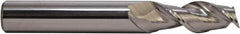 M.A. Ford - 3/8", 2 Flute, Solid Carbide, 1/8" Corner Radius End Mill - 3-1/4" OAL, 1-1/2" LOC - Eagle Tool & Supply