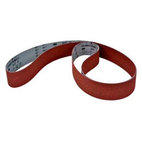 3M Cubitron II Cloth Belt 981F 3 × 132″ 36+ YF-weight Film-lok - Eagle Tool & Supply