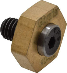 Gibraltar - 1/2" Hex, 10-32 Stud Thread, Symmetrical Hex Clamp - 0.11" Hex Height, 11/32" Thread Length, 10 Clamps - Eagle Tool & Supply