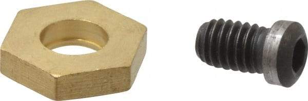 Gibraltar - 13/16" Hex, 5/16-18 Stud Thread, Symmetrical Hex Clamp - 0.11" Hex Height, 15" Thread Length, 10 Clamps - Eagle Tool & Supply