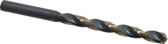 Triumph Twist Drill - 0.272" 135° High Speed Steel Jobber Drill - Oxide/Gold Finish, Right Hand Cut, Spiral Flute, Straight Shank, 4-1/8" OAL, Split Point - Eagle Tool & Supply