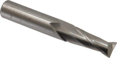 OSG - 25/64", 1" LOC, 7/16" Shank Diam, 2-3/4" OAL, 2 Flute, Solid Carbide Square End Mill - Single End, Uncoated, Spiral Flute, 30° Helix, Centercutting, Right Hand Cut, Right Hand Flute, Series 402 - Eagle Tool & Supply