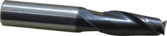 OSG - 27/64", 1" LOC, 7/16" Shank Diam, 2-3/4" OAL, 2 Flute, Solid Carbide Square End Mill - Single End, TiAlN Finish, Spiral Flute, 30° Helix, Centercutting, Right Hand Cut, Right Hand Flute, Series 402 - Eagle Tool & Supply