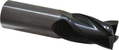 OSG - 1", 1-1/2" LOC, 1" Shank Diam, 4" OAL, 4 Flute, Solid Carbide Square End Mill - Single End, TiAlN Finish, Spiral Flute, 30° Helix, Centercutting, Right Hand Cut, Right Hand Flute, Series 404 - Eagle Tool & Supply