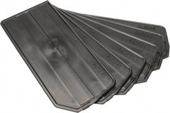 Quantum Storage - 16-1/2" Wide x 5" High, Black Bin Divider - Use with Quantum Storage Systems - QUS 245 - Eagle Tool & Supply