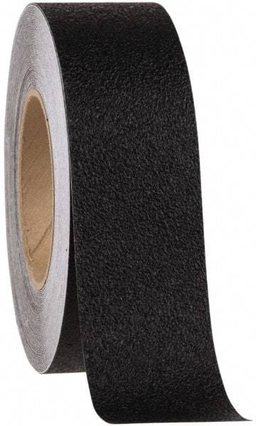 NMC - Black Solid Color Anti-Slip Vinyl Tape - 12" Wide x 60' Long x 0.02" Thick, General Traffic - Eagle Tool & Supply