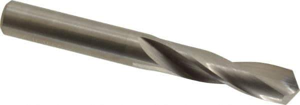M.A. Ford - 0.295" 118° Spiral Flute Solid Carbide Screw Machine Drill Bit - Bright Finish, Right Hand Cut, 1-1/4" Flute Length, 2-1/2" OAL, Faceted Point, Straight Shank - Eagle Tool & Supply