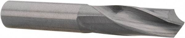 M.A. Ford - 0.397" 118° Spiral Flute Solid Carbide Screw Machine Drill Bit - Bright Finish, Right Hand Cut, 1-1/4" Flute Length, 2-3/4" OAL, Faceted Point, Straight Shank - Eagle Tool & Supply