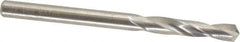 M.A. Ford - 4.0005mm 118° Spiral Flute Solid Carbide Screw Machine Drill Bit - Bright Finish, Right Hand Cut, 22mm Flute Length, 55mm OAL, Faceted Point, Straight Shank - Eagle Tool & Supply
