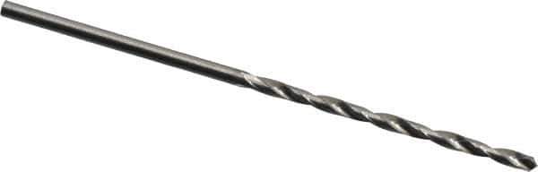 M.A. Ford - 3/64" 118° Solid Carbide Jobber Drill - Bright Finish, Right Hand Cut, Spiral Flute, Straight Shank, 1-1/2" OAL, Faceted Point - Eagle Tool & Supply