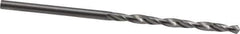 M.A. Ford - 1/16" 118° Solid Carbide Jobber Drill - Bright Finish, Right Hand Cut, Spiral Flute, Straight Shank, 1-1/2" OAL, Faceted Point - Eagle Tool & Supply