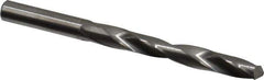 M.A. Ford - 19/64" 118° Solid Carbide Jobber Drill - Bright Finish, Right Hand Cut, Spiral Flute, Straight Shank, 3-3/4" OAL, Faceted Point - Eagle Tool & Supply