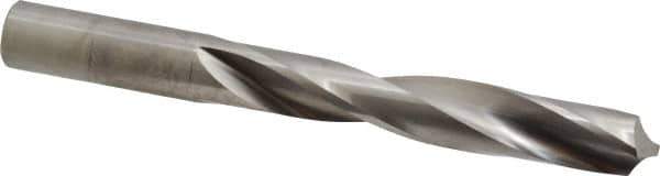 M.A. Ford - 17/32" 118° Solid Carbide Jobber Drill - Bright Finish, Right Hand Cut, Spiral Flute, Straight Shank, 5" OAL, Faceted Point - Eagle Tool & Supply