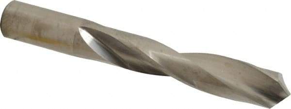 M.A. Ford - 3/4" 118° Solid Carbide Jobber Drill - Bright Finish, Right Hand Cut, Spiral Flute, Straight Shank, 5-3/4" OAL, Faceted Point - Eagle Tool & Supply