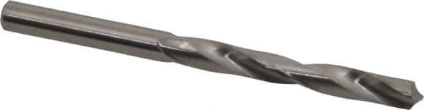 M.A. Ford - #2 118° Solid Carbide Jobber Drill - Bright Finish, Right Hand Cut, Spiral Flute, Straight Shank, 3" OAL, Faceted Point - Eagle Tool & Supply