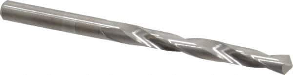 M.A. Ford - #12 118° Solid Carbide Jobber Drill - Bright Finish, Right Hand Cut, Spiral Flute, Straight Shank, 2-3/4" OAL, Faceted Point - Eagle Tool & Supply