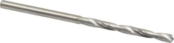 M.A. Ford - #40 118° Solid Carbide Jobber Drill - Bright Finish, Right Hand Cut, Spiral Flute, Straight Shank, 2" OAL, Faceted Point - Eagle Tool & Supply