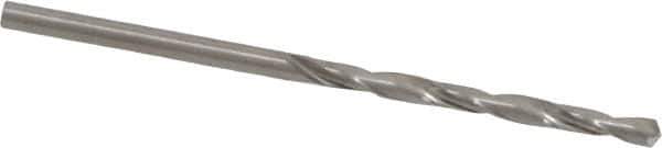 M.A. Ford - #48 118° Solid Carbide Jobber Drill - Bright Finish, Right Hand Cut, Spiral Flute, Straight Shank, 1-3/4" OAL, Faceted Point - Eagle Tool & Supply