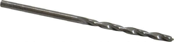 M.A. Ford - #49 118° Solid Carbide Jobber Drill - Bright Finish, Right Hand Cut, Spiral Flute, Straight Shank, 1-3/4" OAL, Faceted Point - Eagle Tool & Supply